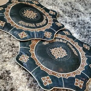 Pillow COVERS 2,,  19"w  leather  custom made